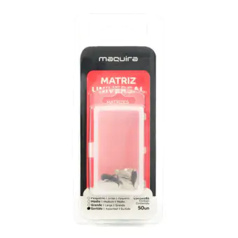 MATRIZ UNIVERSAL REFIL C/ 50 UNIDADES SORTIDO - MAQUIRA
