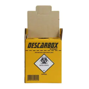 COLETOR DE MATERIAL PERFUROCORTANTE 3L - DESCARBOX
