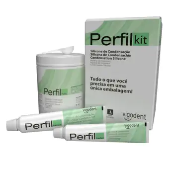 SILICONE CONDENS PERFIL KIT 1KG  - VIGODENT