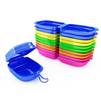 CAIXA P/ APARELHO ORTODÔNTICO COLORIDO - MAQUIRA