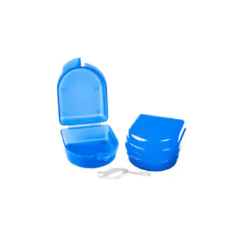 CAIXA P/ APARELHO ORTODÔNTICO AZUL 10 UNIDADES-MAQUIRA