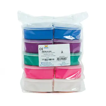 80.03.004 CAIXA P/ APARELHO ORTODONTICO/PORTA MOLDEIRA MULTICOLOR - MORELLI