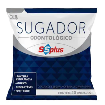SUGADOR DESCARTAVEL C/40UN -  SSPLUS