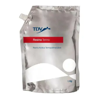 RESINA ACRILICA TERMOPOLIMERIZAVEL PO INCOLOR 1KG - TDV