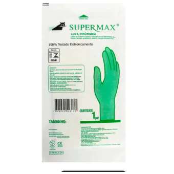 LUVA CIRURGICA ESTERIL 8,0 - SUPERMAX