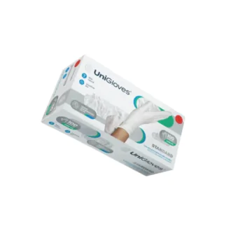 LUVA PROCEDIMENTO LATEX COM PO STANDARD M - UNIGLOVES