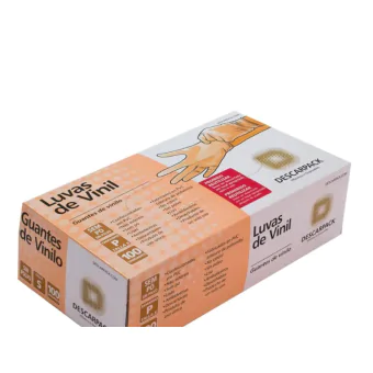 LUVA DE VINIL P S/PO  - DESCARPACK