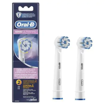 REFIL ESCOVA ELETRICA SENSI ULTRAFINO 2UN ORAL-B - ORAL-B