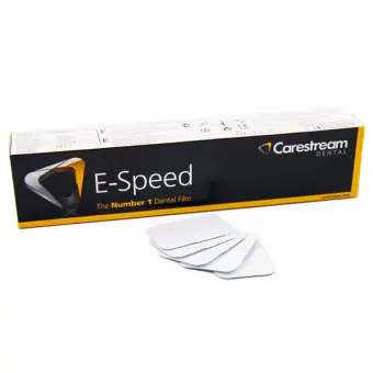 FILME RADIOGRAFICO E-SPEED ADULTO 3X4CM 150 UN