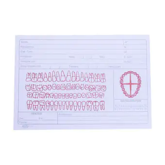 FICHA CLINICA SIMPLES 14,5x 10,5 COM 100 UNIDADES