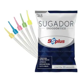 SUGADOR ENDODONTICO DESCARTAVEL C/20UN - SSPLUS