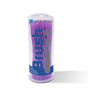 MICROBRUSH EXTRA FINO LILAS 100UN - MICRODONT