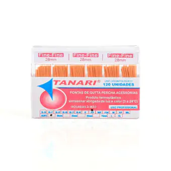 GUTA PERCHA ACESSORIA XF 28MM 120UN - TANARI