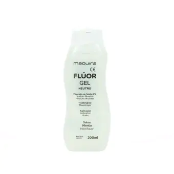 FLUOR GEL 2% NEUTRO 200 ML MENTA - MAQUIRA