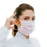 MASCARA DESCARTAVEL TRIPLA COM CLIPE NASAL ROSA - SPK PROTECTION - Imagem: 1