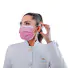 MASCARA DESCARTAVEL TRIPLA COM CLIPE NASAL PINK - SPK PROTECTION - Imagem: 2
